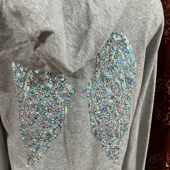 Victoria’s Secret angel wings zip up hoodie - Picture 2 of 3